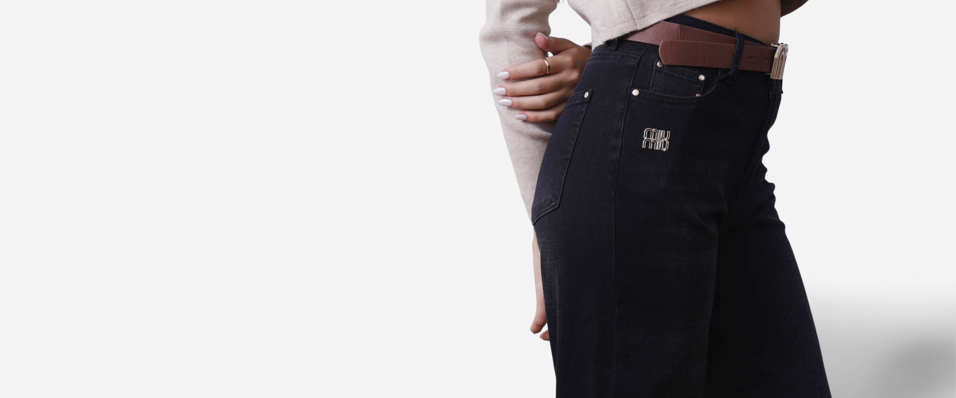 Miu Miu Black Denim Jeans