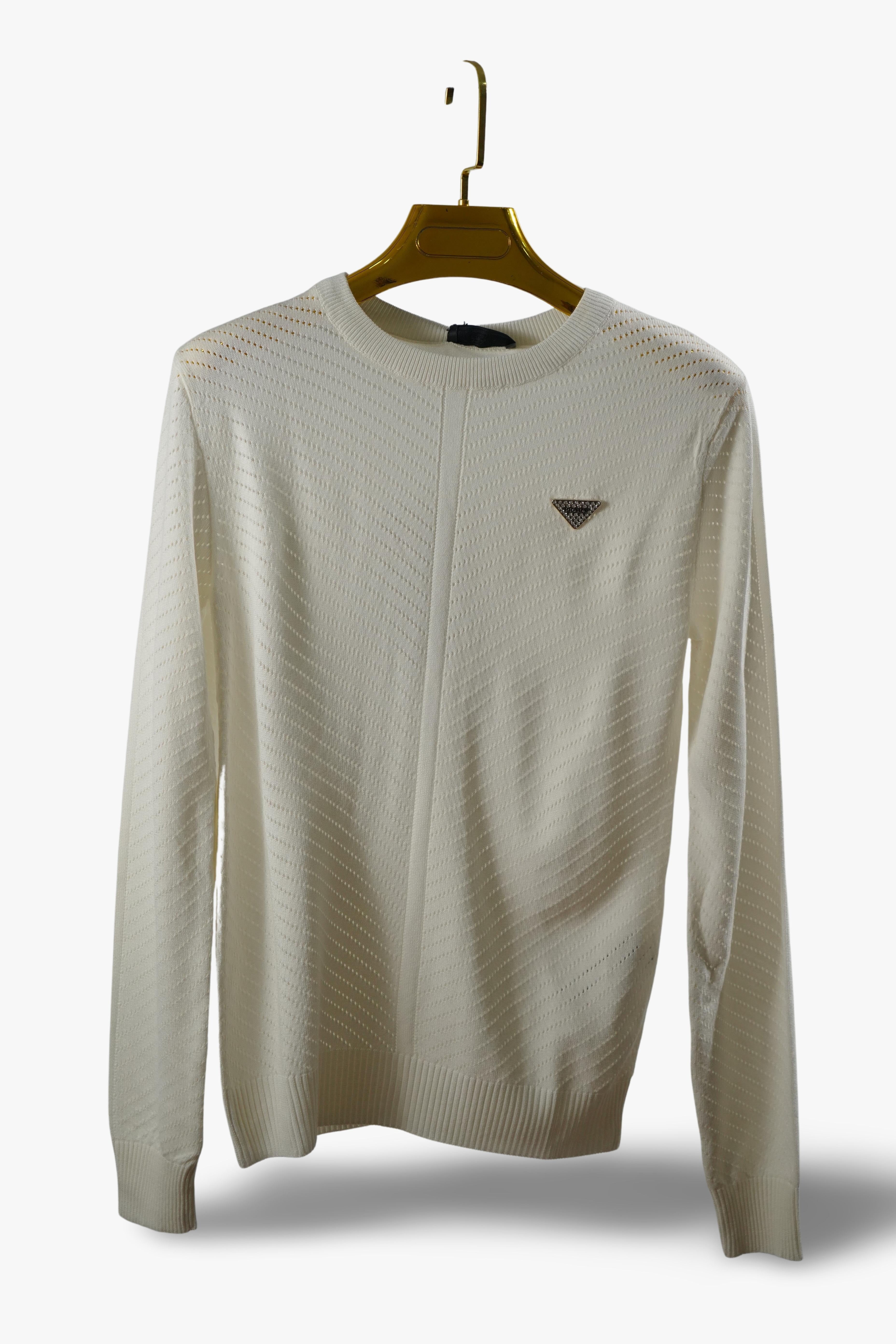 Prada Off-white Knit Sweater