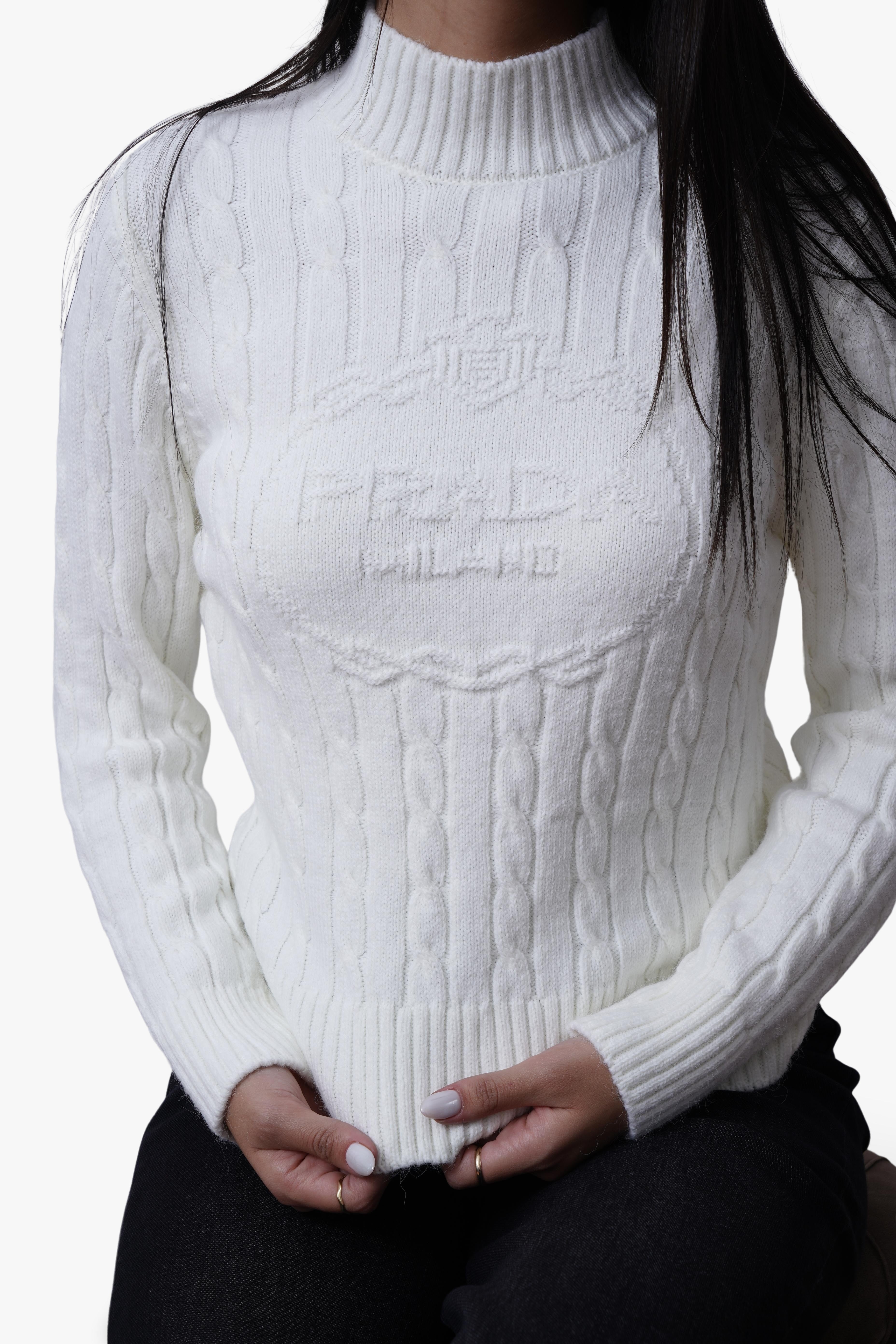 Prada Turtleneck Knit Sweater