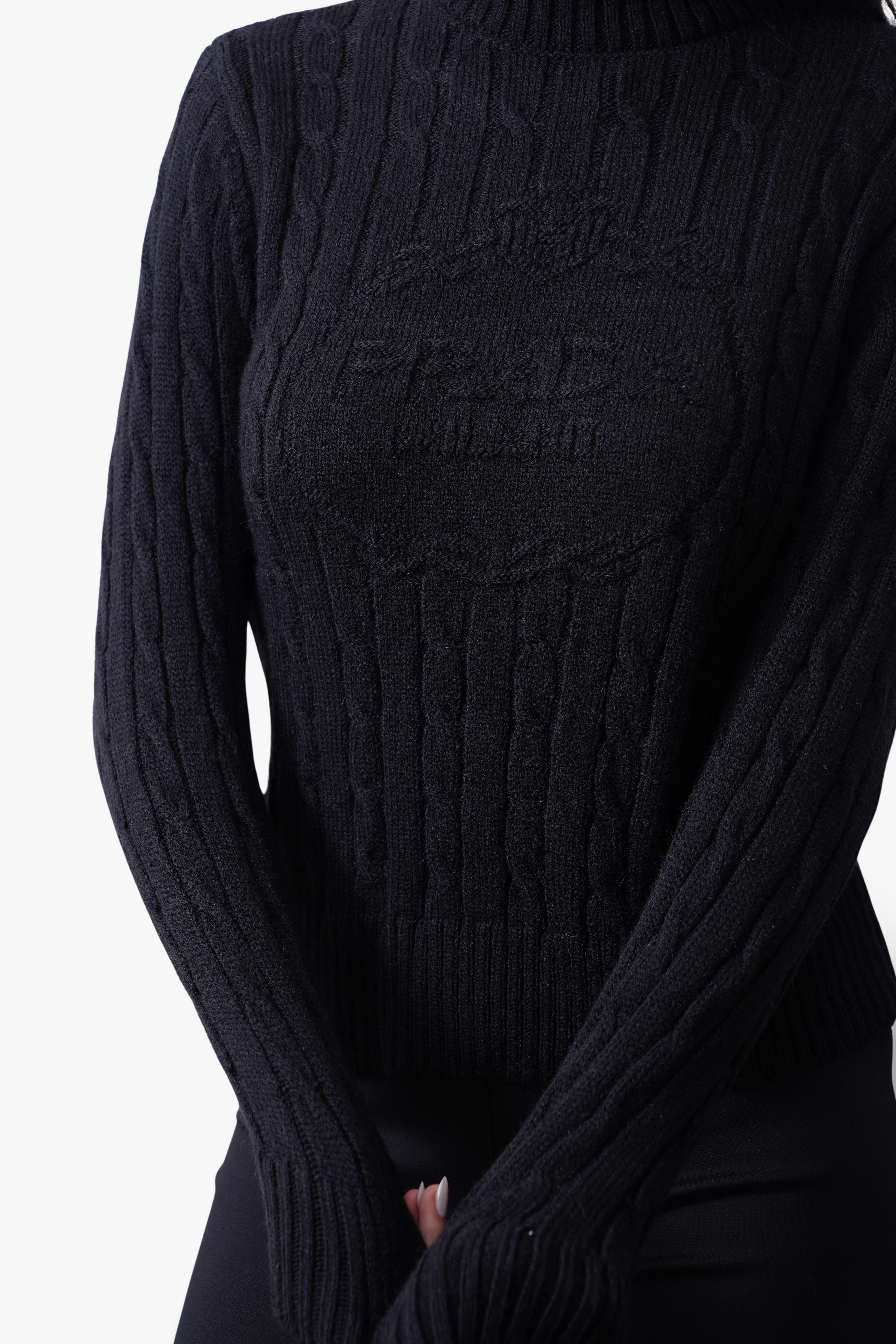 Prada Turtleneck Knit Sweater