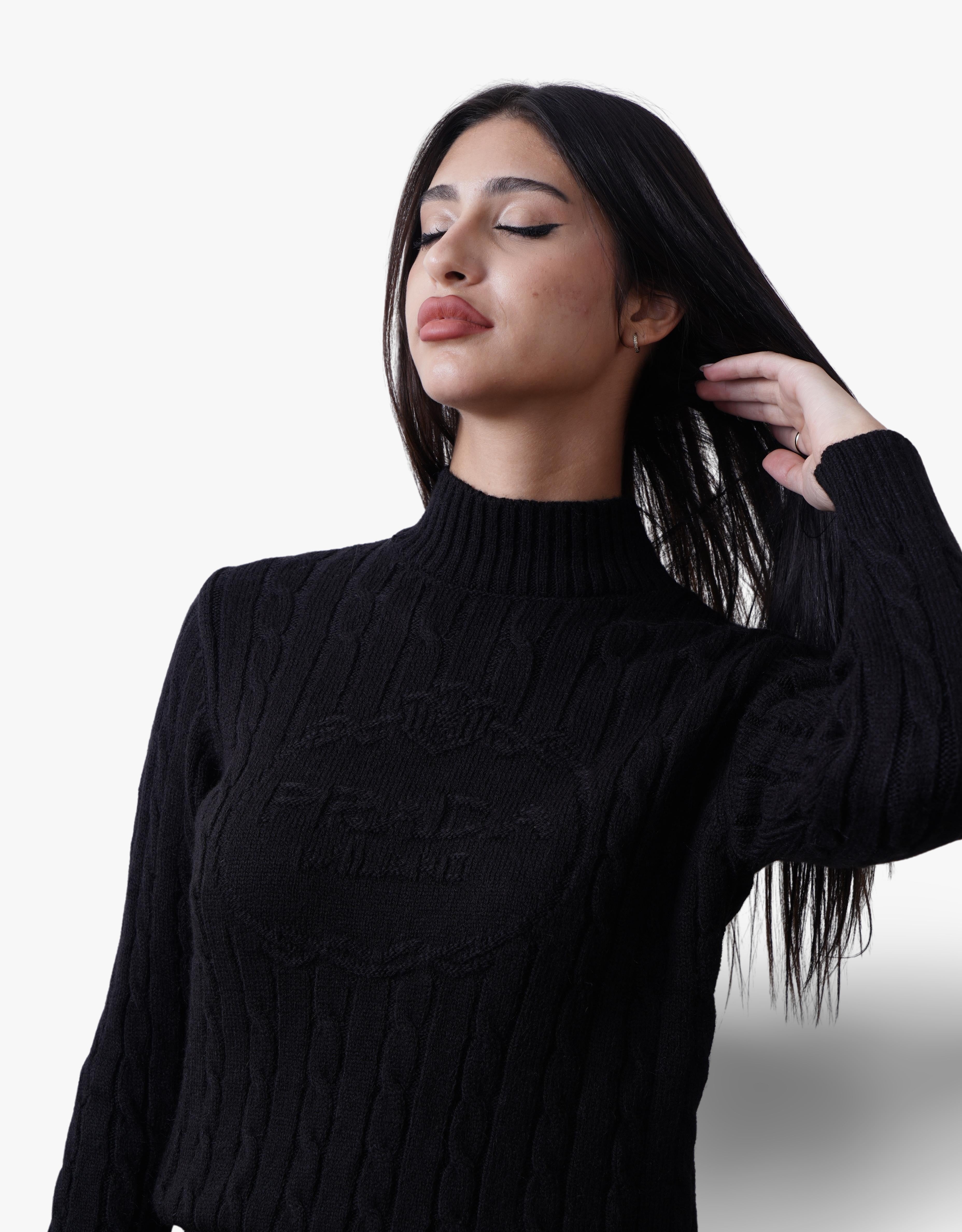 Prada Turtleneck Knit Sweater