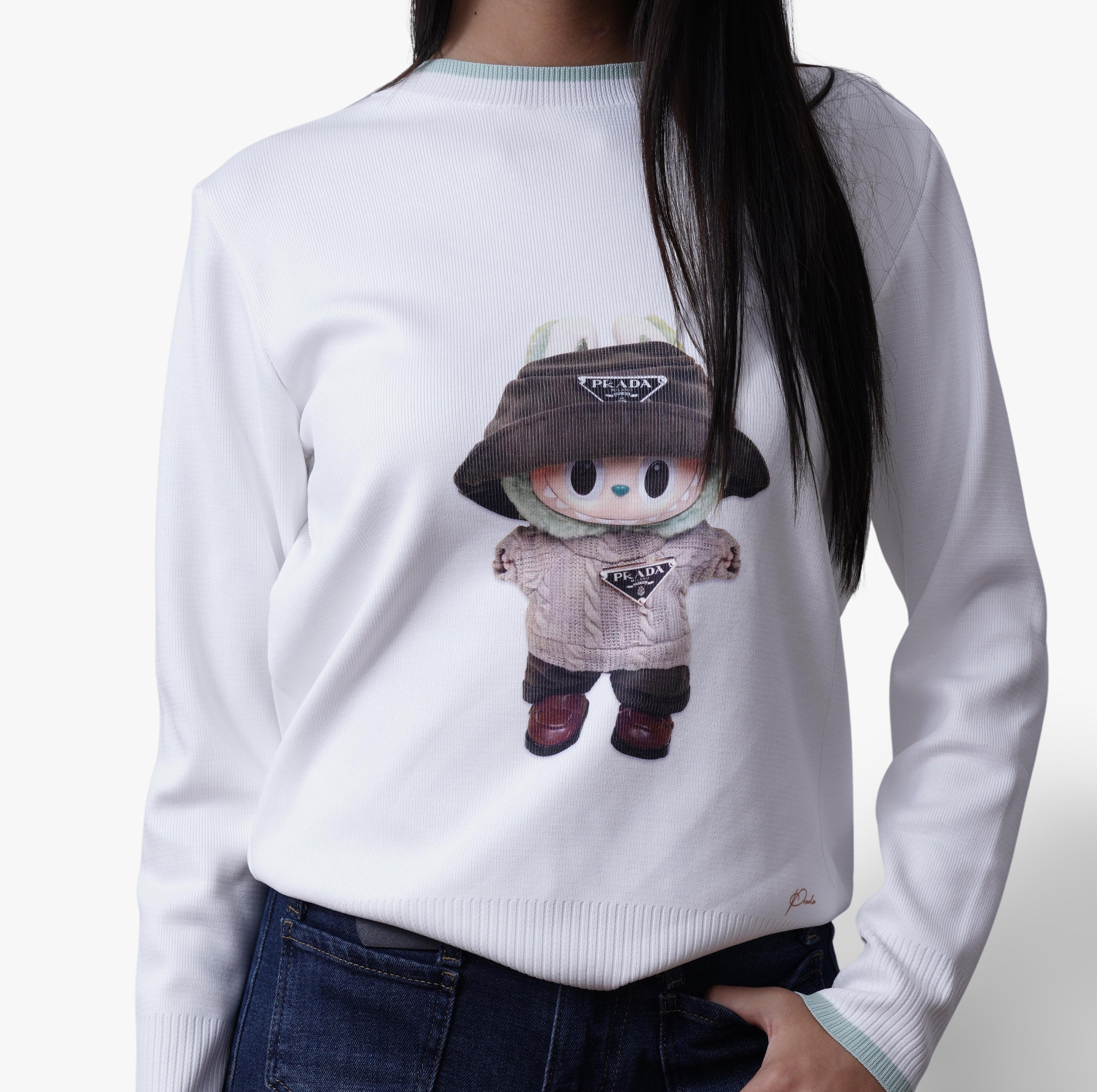 Prada x Labubu Knit Top