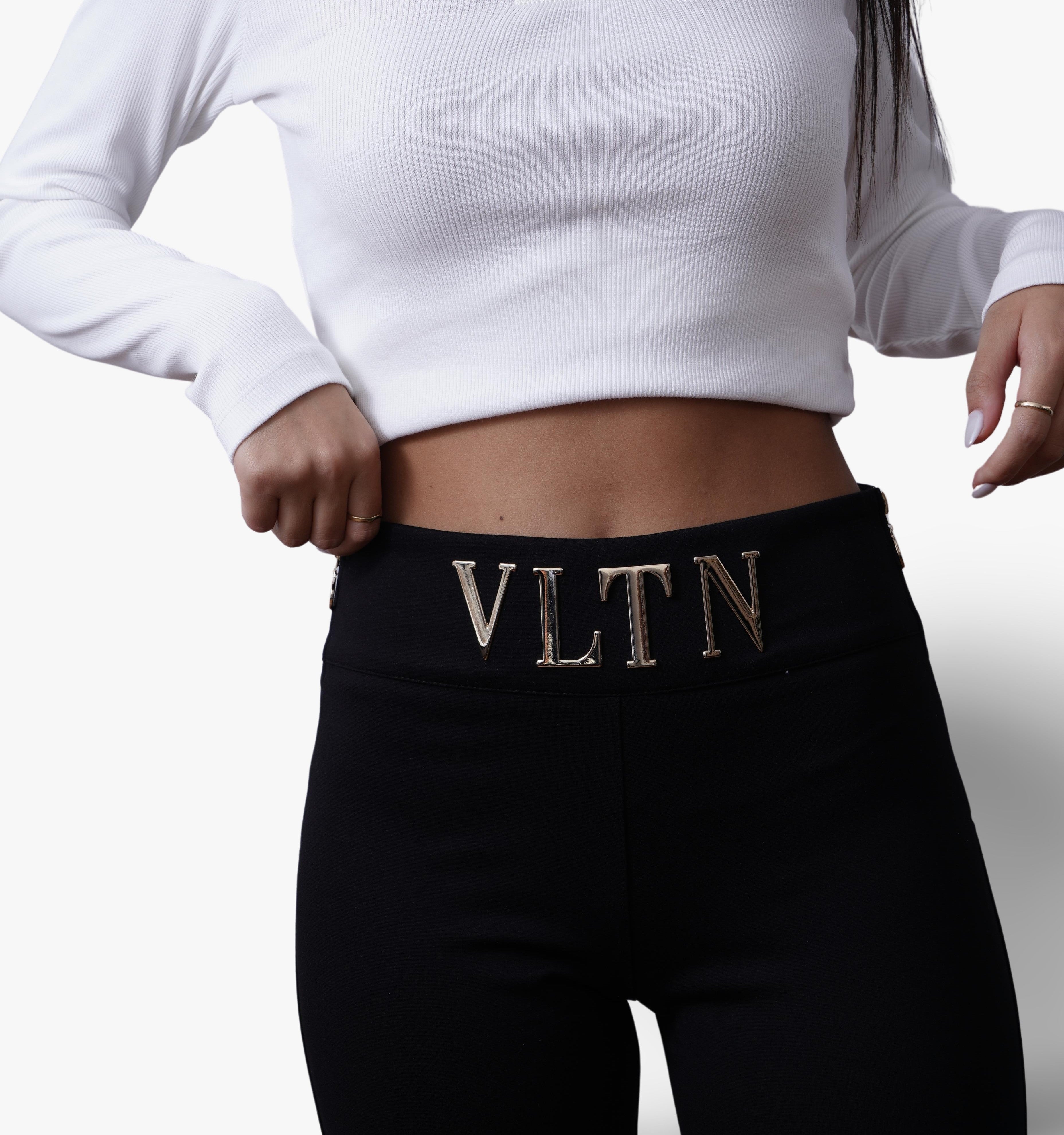 Valentino VLTN High-Waisted Slim Pants