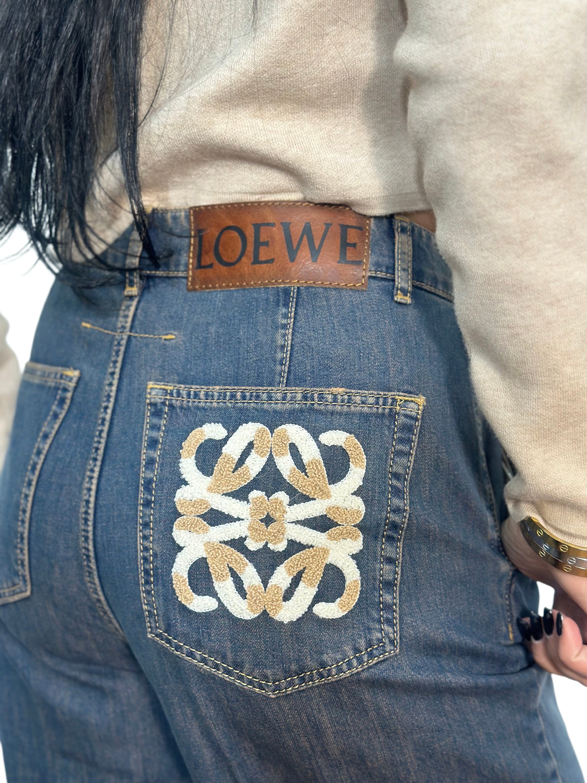 Loewe Relaxed Fit High-Waist Jeans